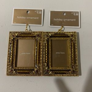 Photo frame ornament glass